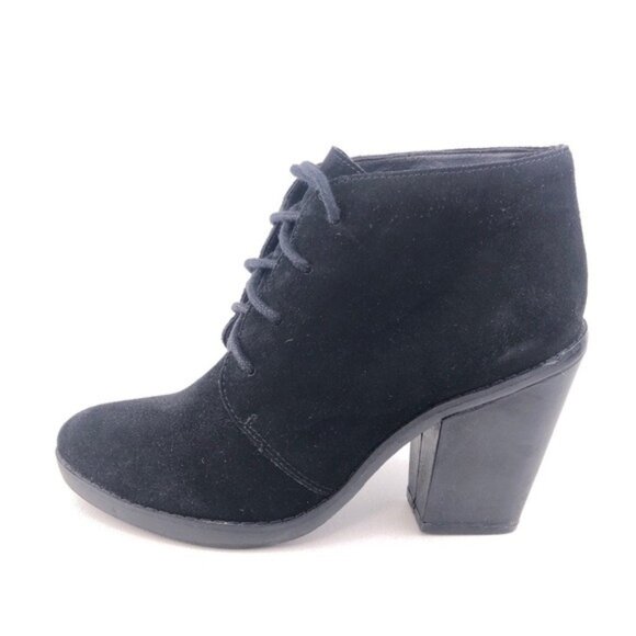 Steve Madden Jayson Black Suede Ankle Boots 7.5M - Picture 1 of 12